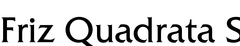 Friz Quadrata Std Medium Font Download Free